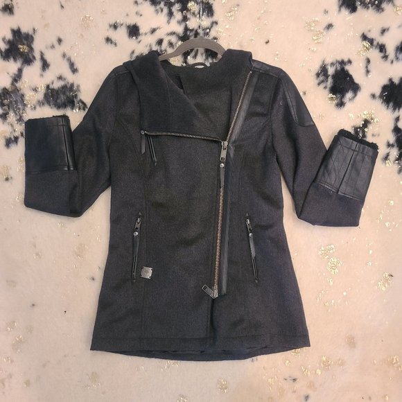 Harley-Davidson Wool/Leather Jacket riding fashion